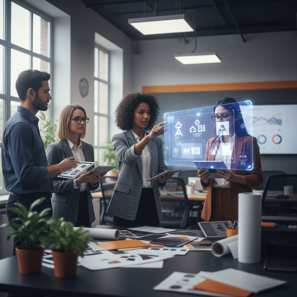 AI ออกแบบโลโก้? เจาะเทรนด์ SME ใช้ AI สร้างแบรนด์ 2026 - ai-branding-design-sme-2026