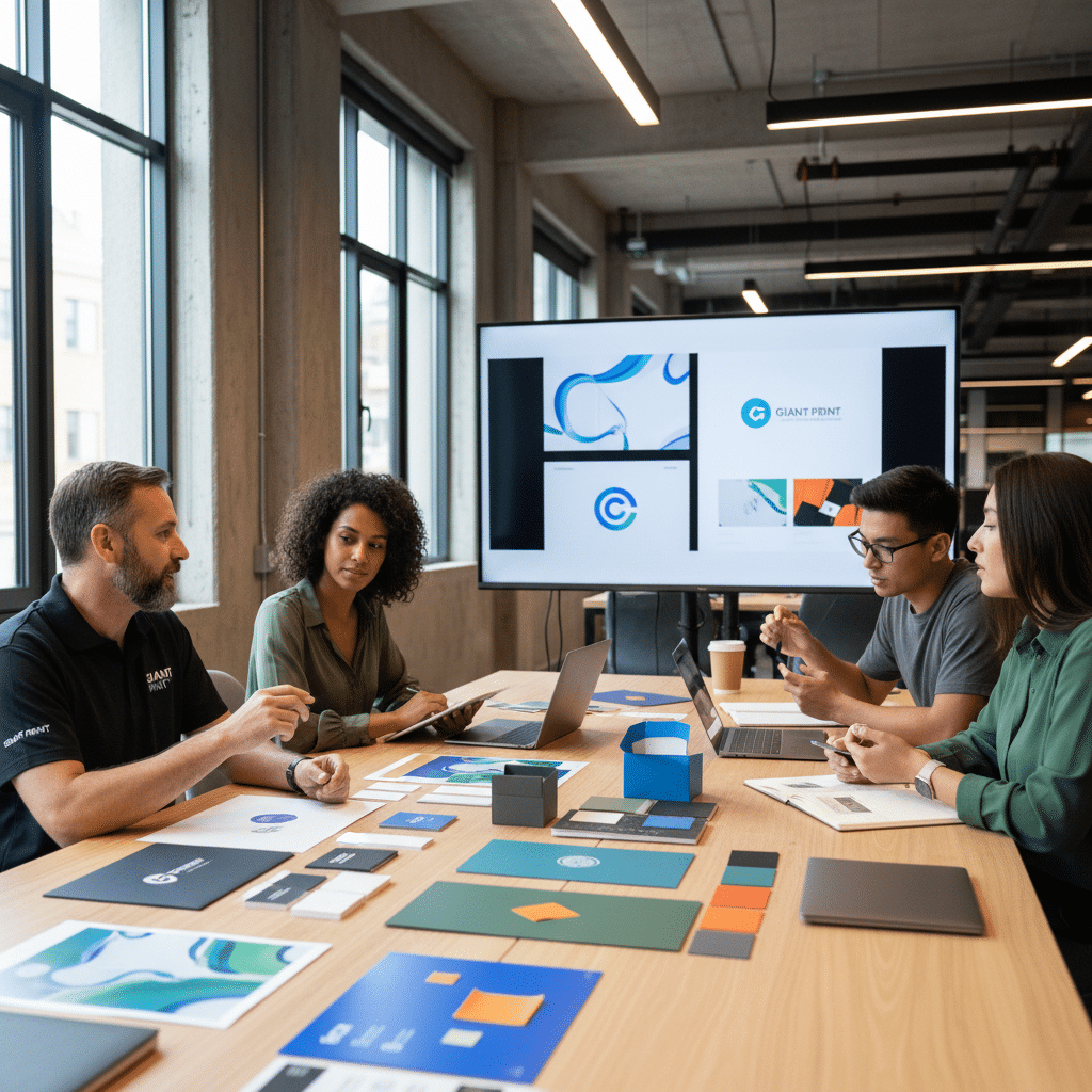 AI ออกแบบให้ พิมพ์กับคน! เทรนด์สร้างแบรนด์ SME ปี 2569 - ai-branding-design-trends-2026