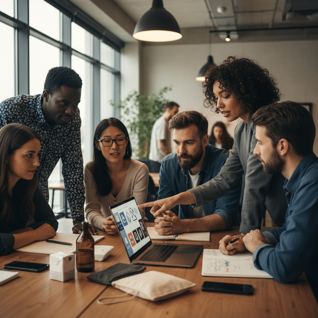 AI ช่วยออกแบบ? เทรนด์โลโก้-ฉลากสินค้าที่ SME ต้องรู้ - ai-design-trends-sme-branding