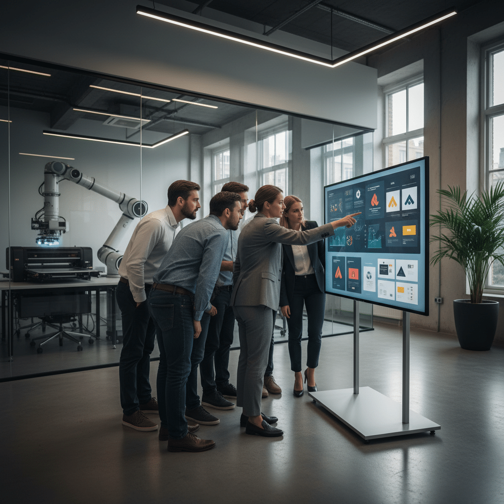 AI จะออกแบบโลโก้แทนคน? เทรนด์พิมพ์ปี 2026 ที่ต้องรู้ - ai-logo-design-printing-trends-2026