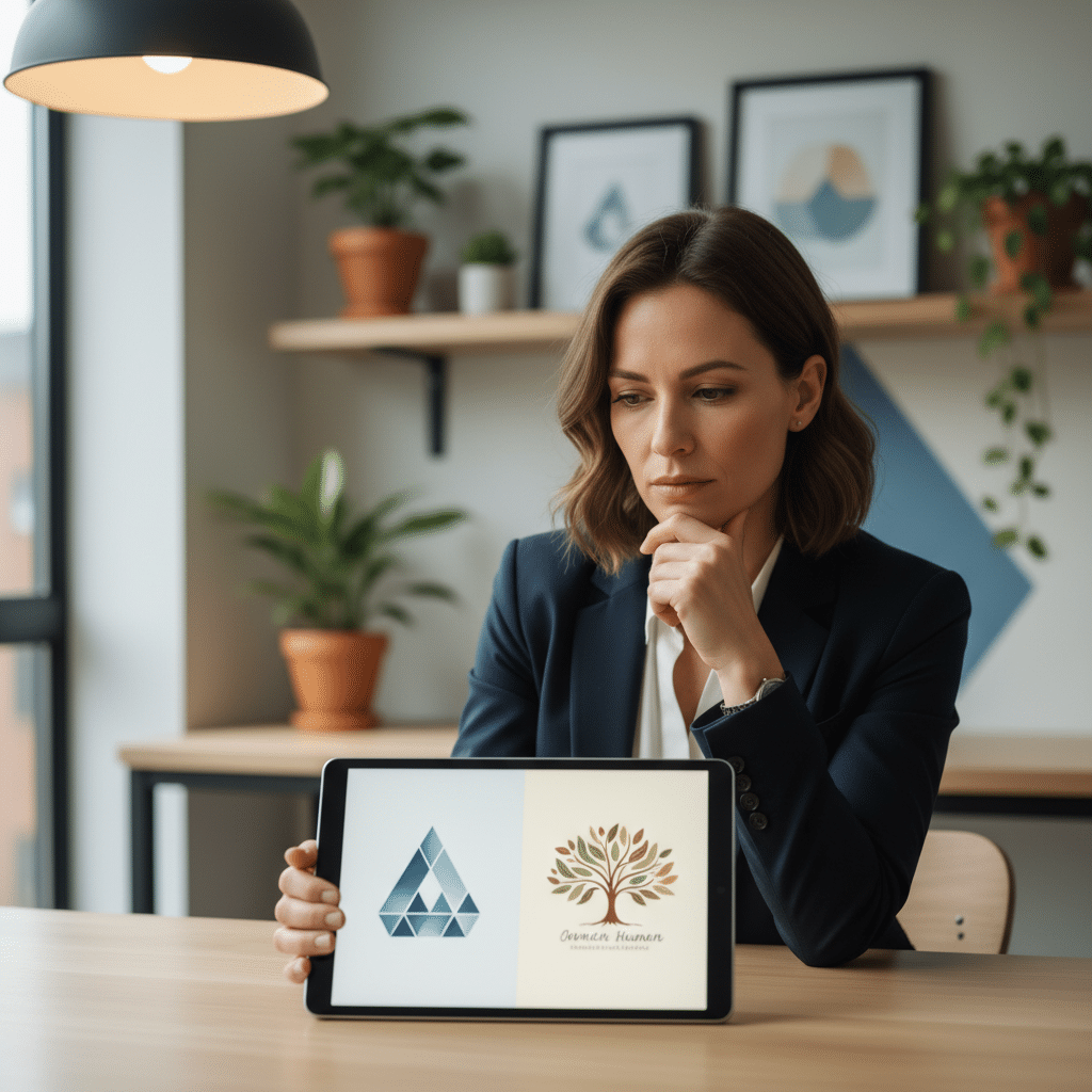 AI ออกแบบโลโก้: คุ้มจริงหรือเสี่ยง? SME ต้องรู้ก่อนใช้ - ai-logo-design-sme-pros-cons