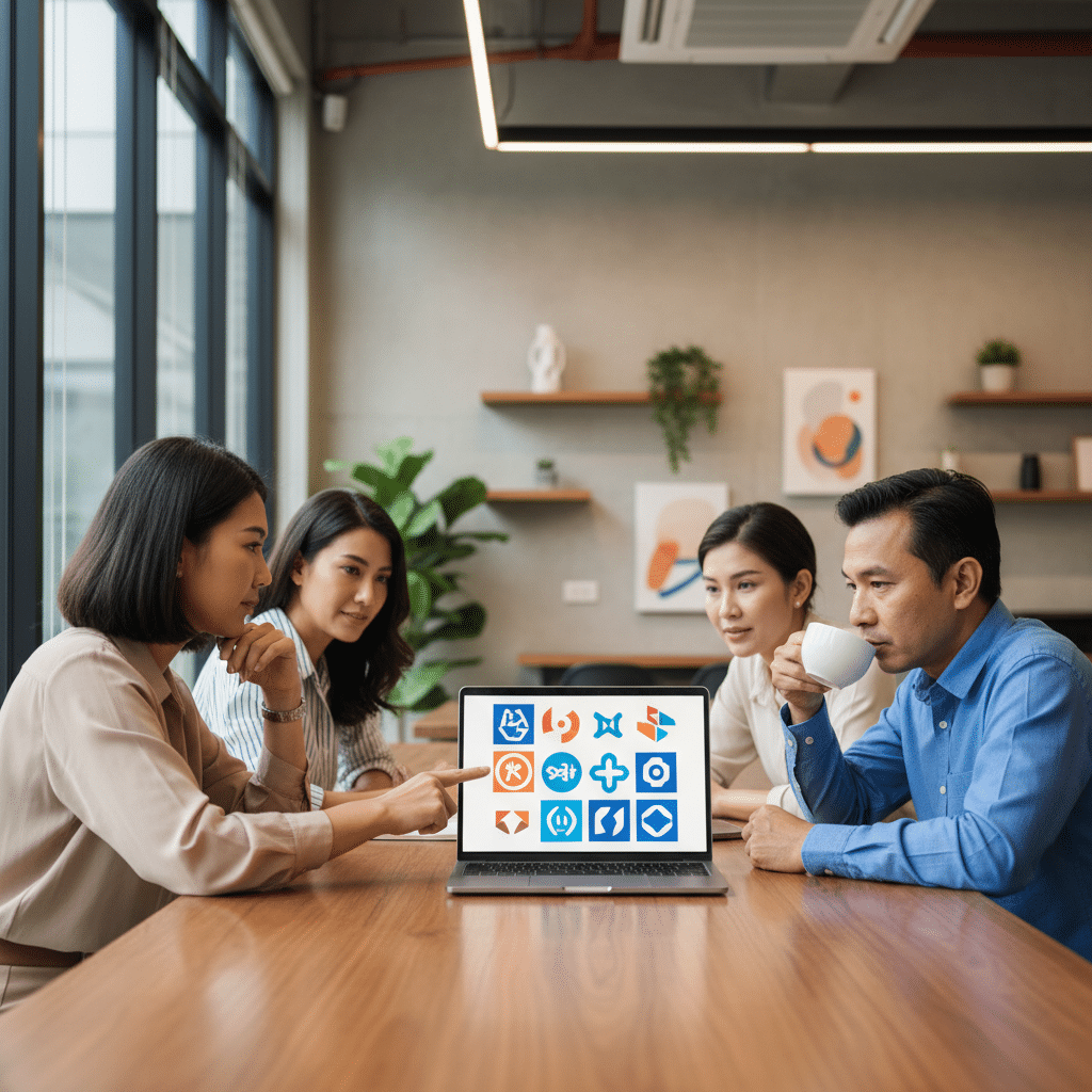 AI ออกแบบโลโก้? เทรนด์ใหม่ที่ SME ไทยต้องจับตาปี 2026 - ai-logo-design-sme-trend