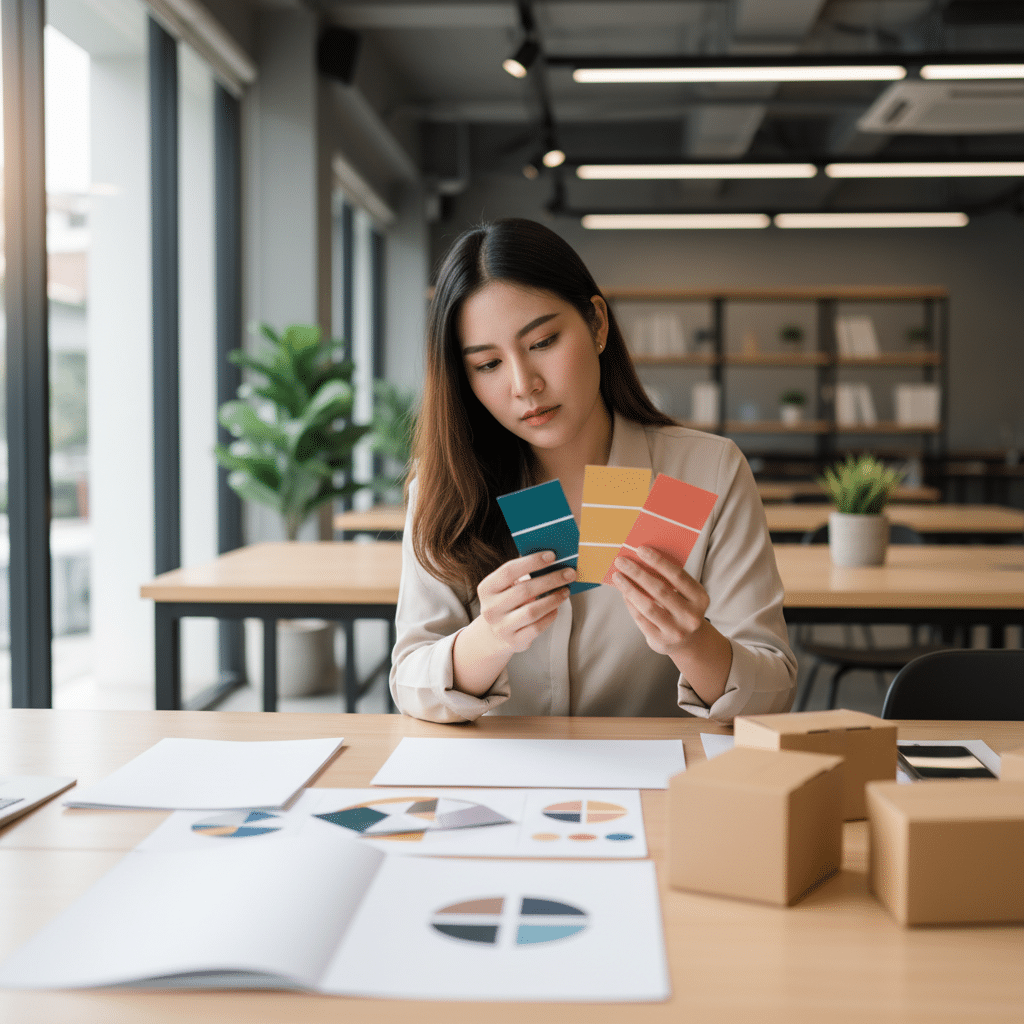 เลือกสีแบรนด์ให้ปัง! จิตวิทยาสีกับสื่อสิ่งพิมพ์ SME - brand-color-psychology-print-sme