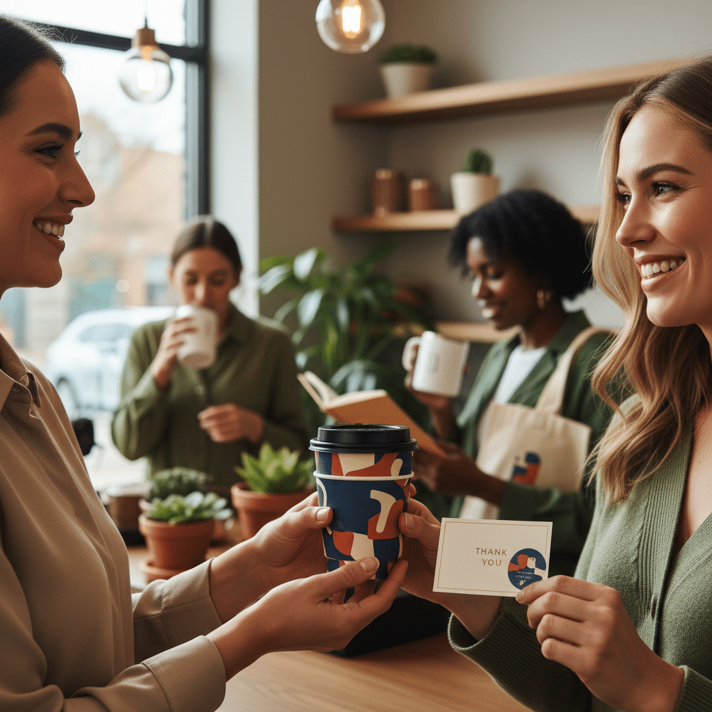 การตลาดร้านกาแฟ 2569: สร้าง Brand Love ด้วยสิ่งพิมพ์ - cafe-marketing-print-unboxing