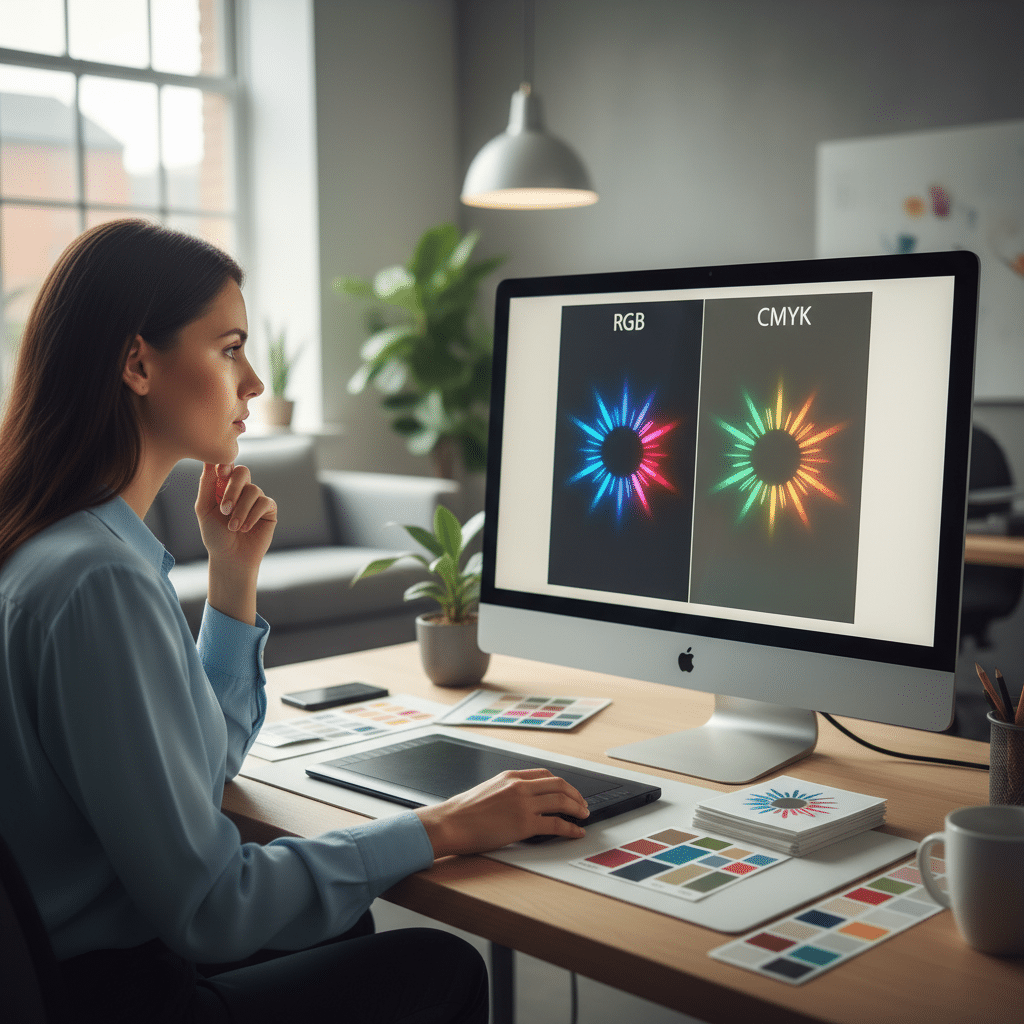 สีเพี้ยนแก้ได้! รู้จัก CMYK vs RGB ก่อนสั่งพิมพ์ - cmyk-vs-rgb-printing-guide