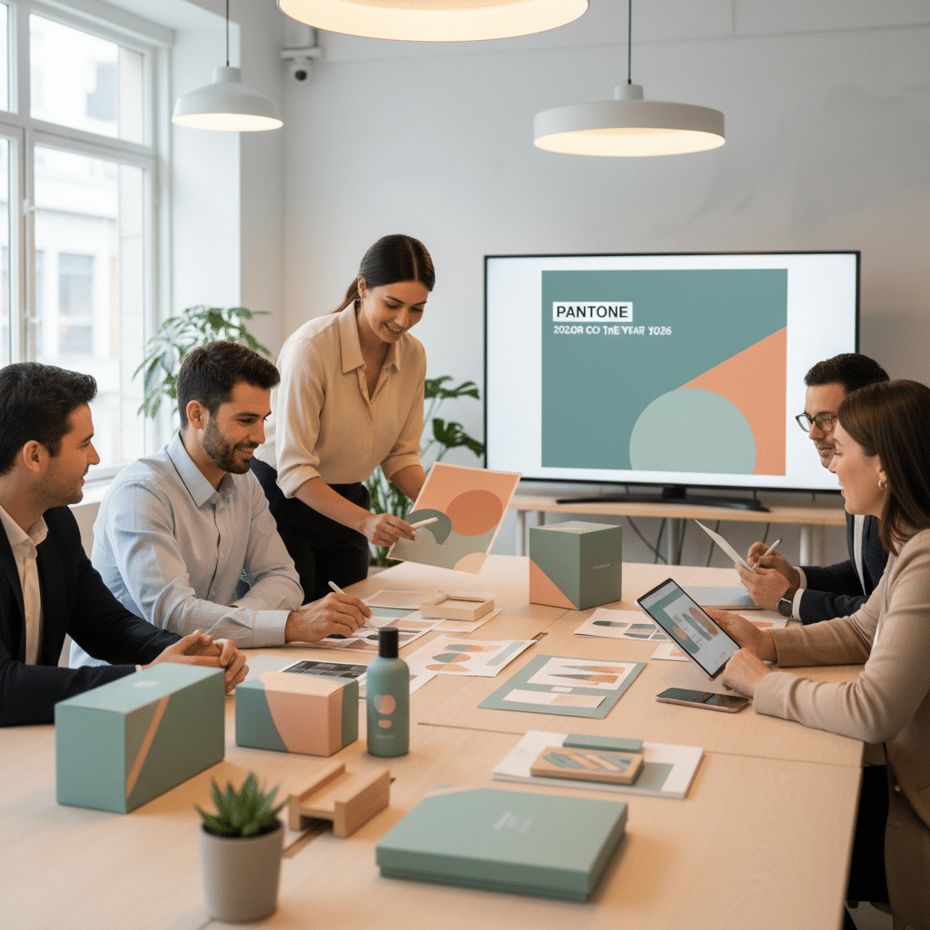 เทรนด์สี 2026! อัปเดตก่อนใครสำหรับออกแบบโลโก้-ฉลากสินค้า - color-trends-2026-logo-label-design