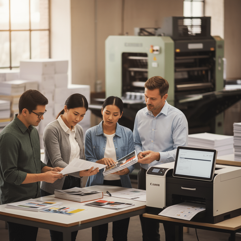 พิมพ์ Digital vs Offset: SME เลือกแบบไหนให้งานเร็ว-ต้นทุนต่ำ - digital-vs-offset-printing-sme