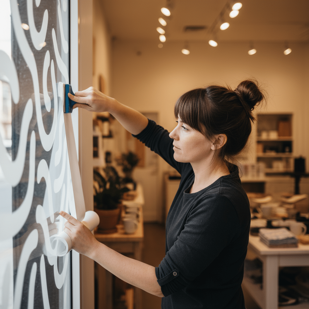 ติดป้ายไวนิล-สติ๊กเกอร์เอง ไม่ให้พัง! 5 ทริคง่ายๆ - diy-vinyl-sticker-application-tips