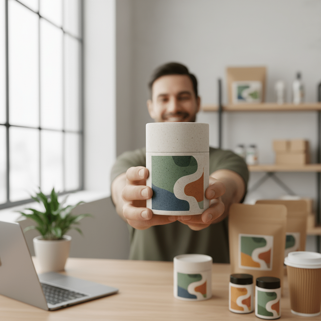 เทรนด์รักษ์โลก 2026: พิมพ์ฉลากด้วยวัสดุรีไซเคิล - eco-friendly-label-printing-2026