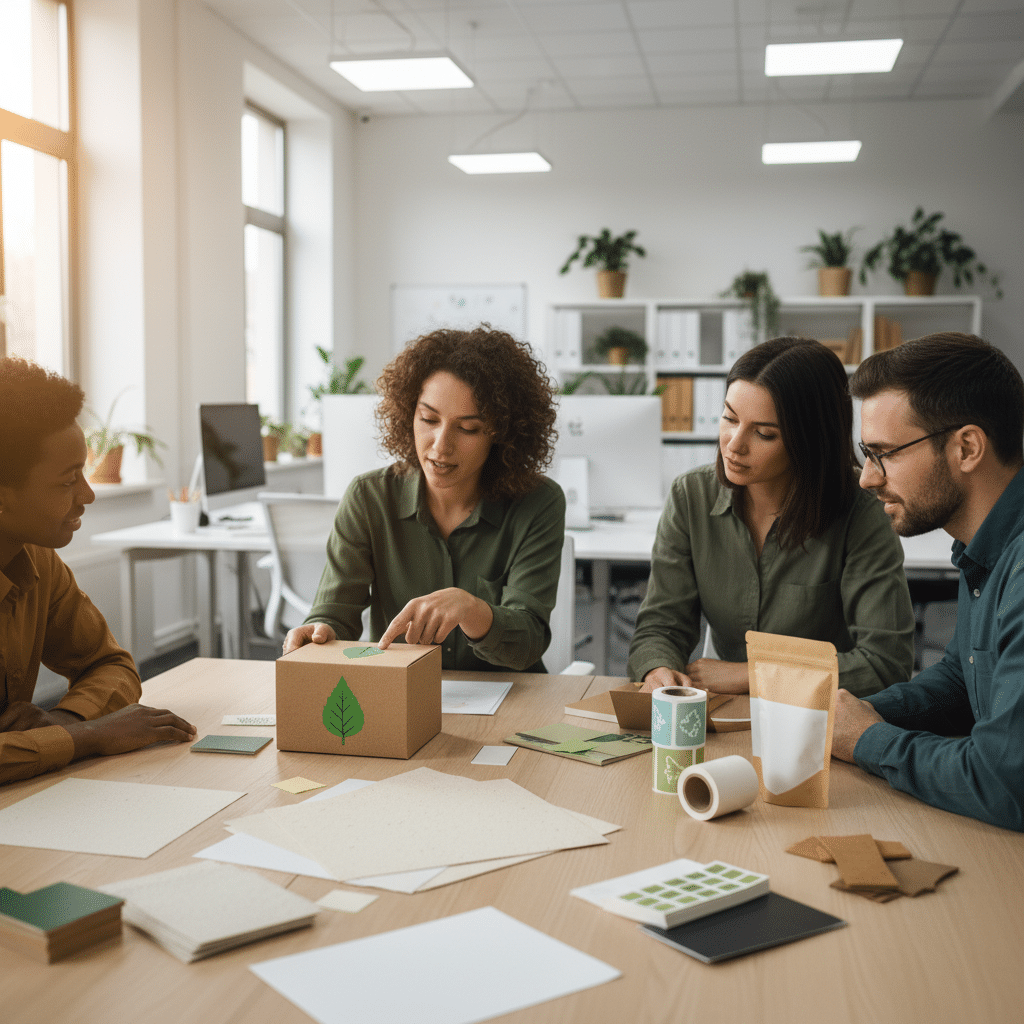 เทรนด์พิมพ์รักษ์โลก 2026 วัสดุพิมพ์แบบไหนตอบโจทย์ SME - eco-friendly-printing-materials-2026