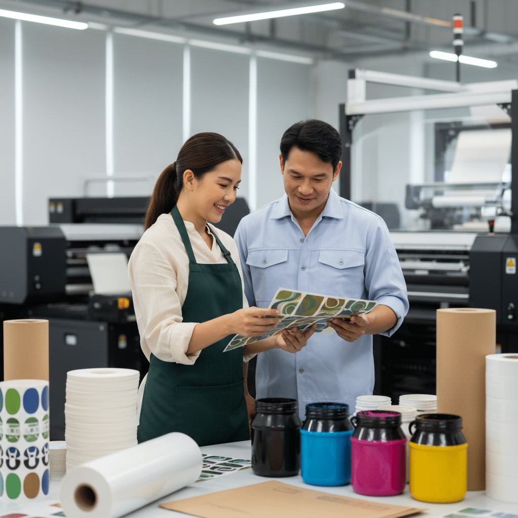 พิมพ์รักษ์โลก 2026: SME เลือกวัสดุพิมพ์อย่างไรให้ปัง - eco-friendly-printing-materials-sme