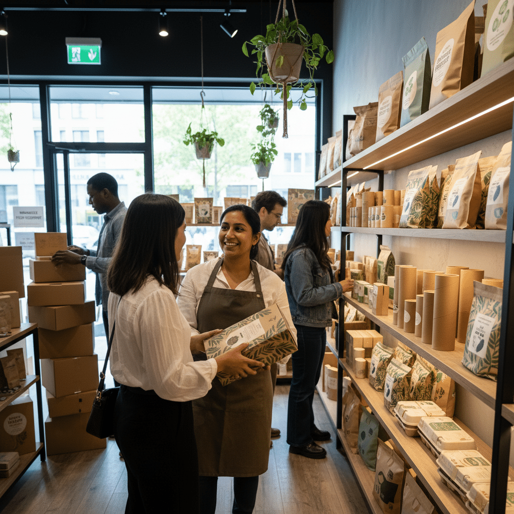 พิมพ์รักษ์โลก: เทรนด์บรรจุภัณฑ์ยั่งยืนที่ SME ต้องรู้ - eco-friendly-printing-sme-2026