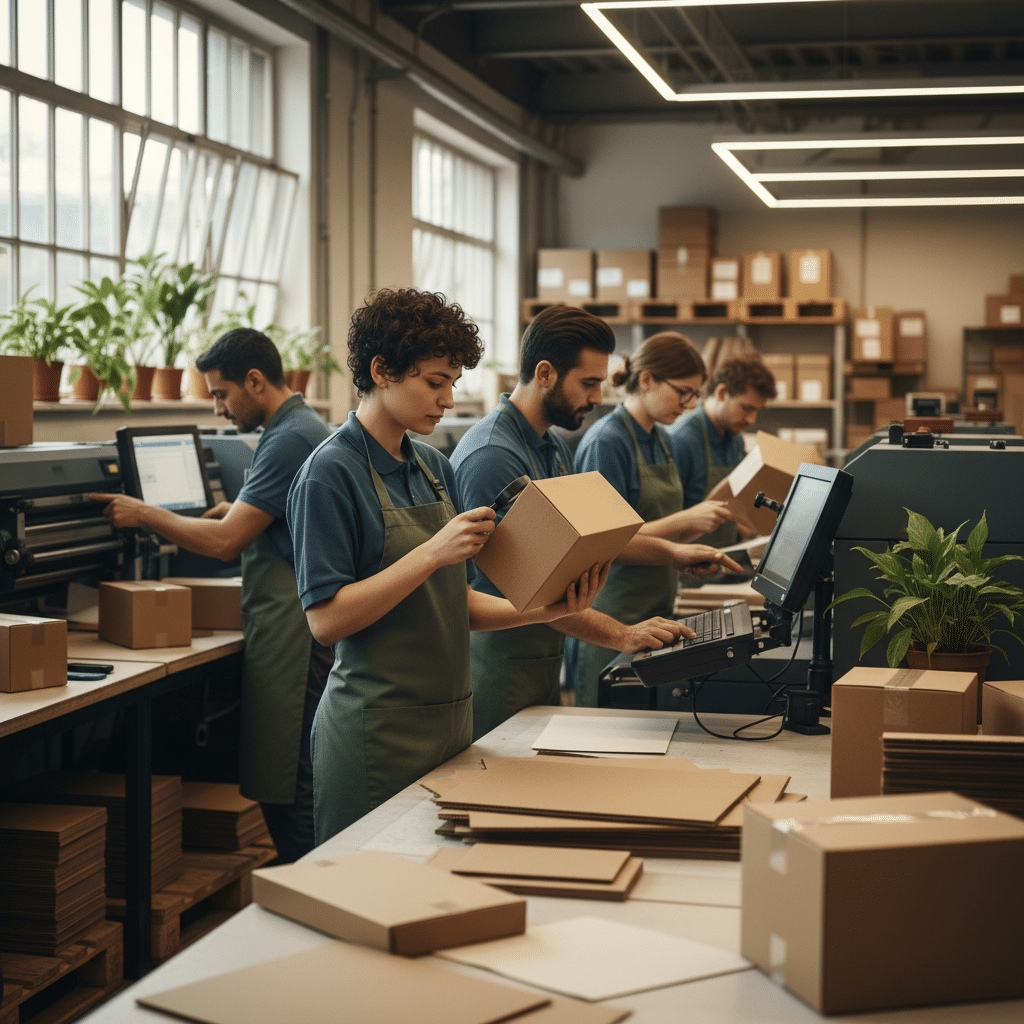 เทรนด์พิมพ์รักษ์โลก 2569: สร้างแบรนด์ SME ด้วยหมึก Soy Ink - eco-friendly-printing-sme-2026