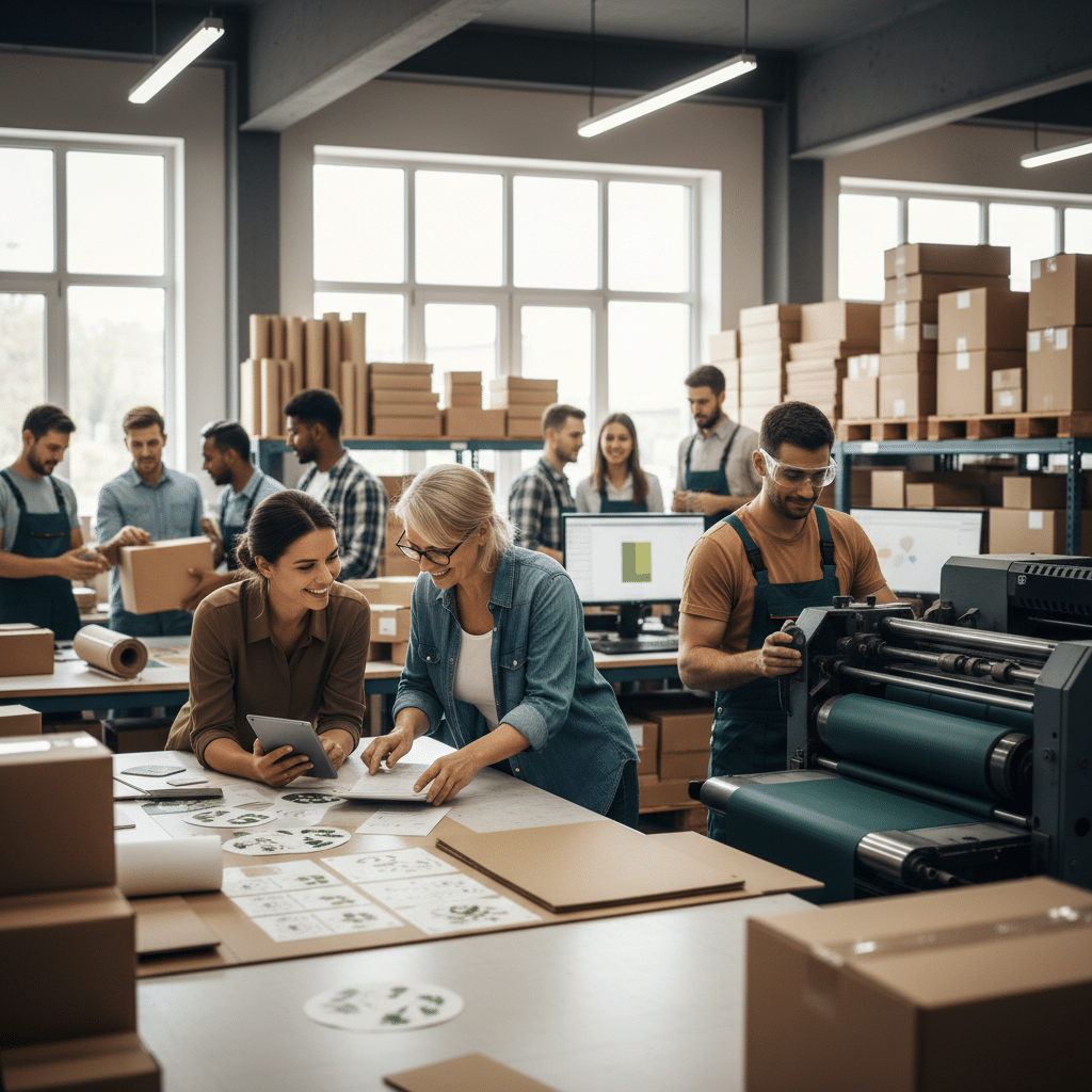 พิมพ์รักษ์โลก: เทรนด์บรรจุภัณฑ์ยั่งยืนที่ SME ต้องรู้ - eco-friendly-printing-sme-trends