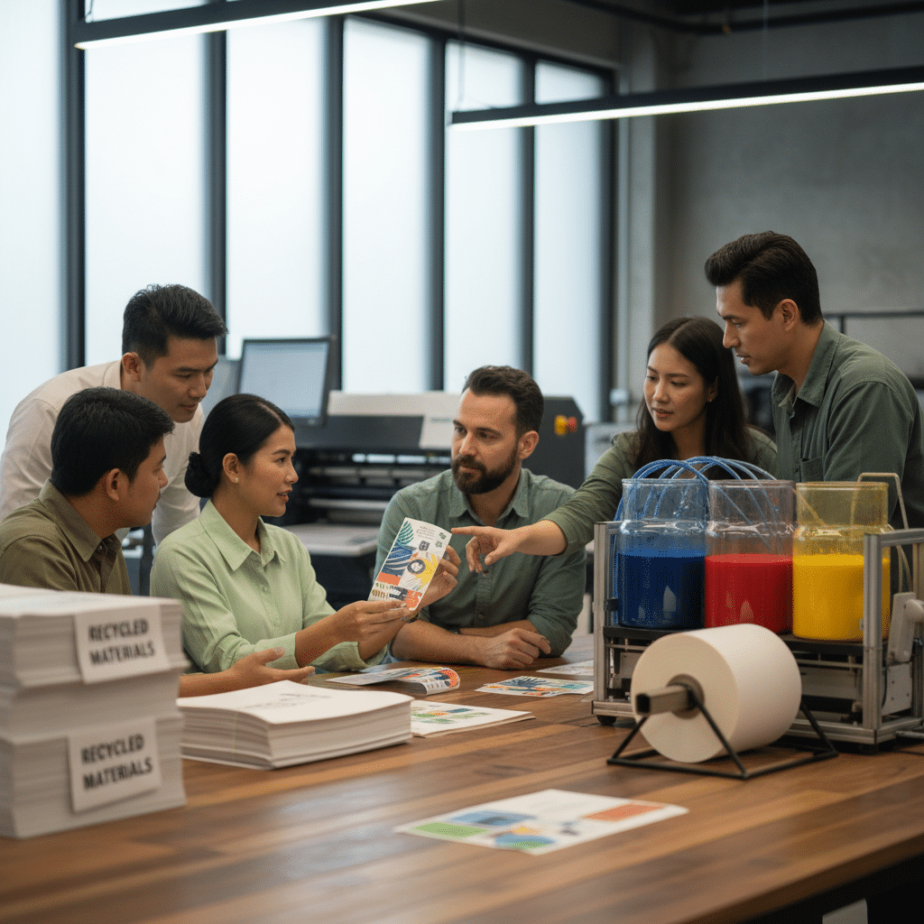 เจาะเทรนด์พิมพ์รักษ์โลก 2026: โอกาสใหม่ของ SME ไทย - eco-friendly-printing-trend-2026