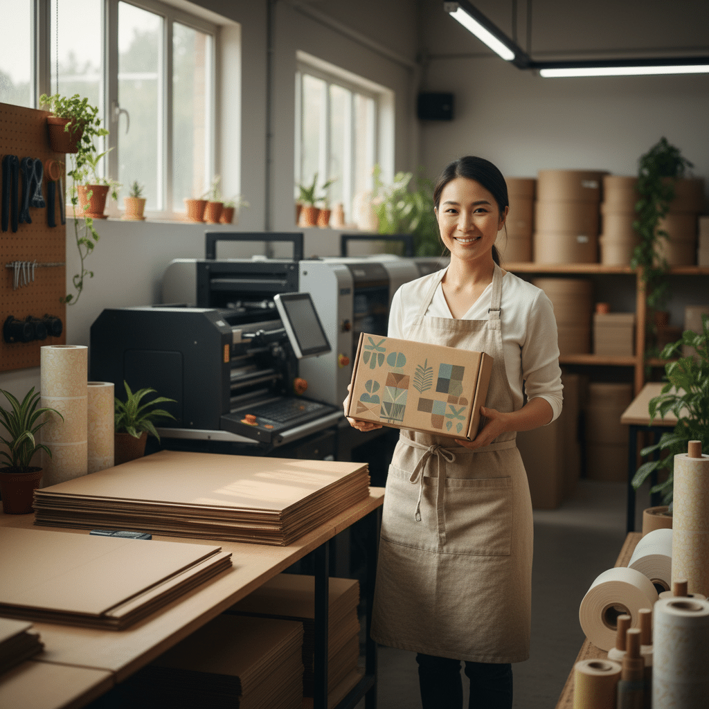 เทรนด์พิมพ์รักษ์โลก 2026: SME ต้องปรับตัวอย่างไร? - eco-friendly-printing-trends-2026