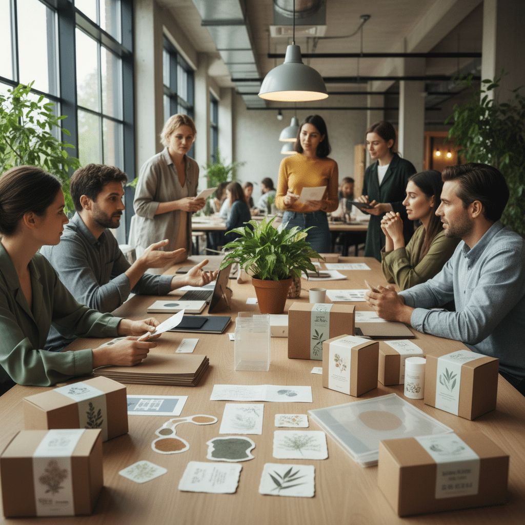 เทรนด์พิมพ์รักษ์โลก 2026: SME ควรเลือกวัสดุแบบไหน? - eco-friendly-printing-trends-2026