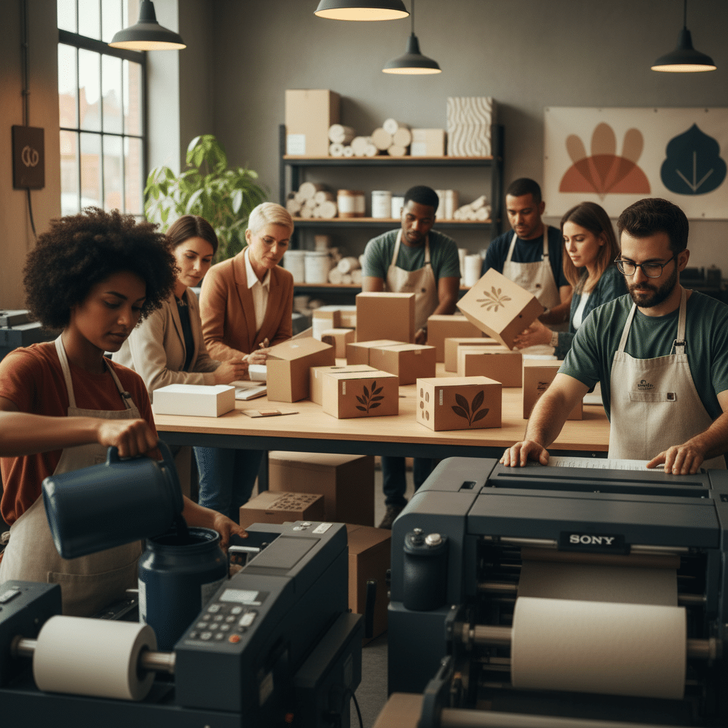 เทรนด์พิมพ์รักษ์โลก 2026: SME ต้องปรับตัวอย่างไร? - eco-friendly-printing-trends-2026