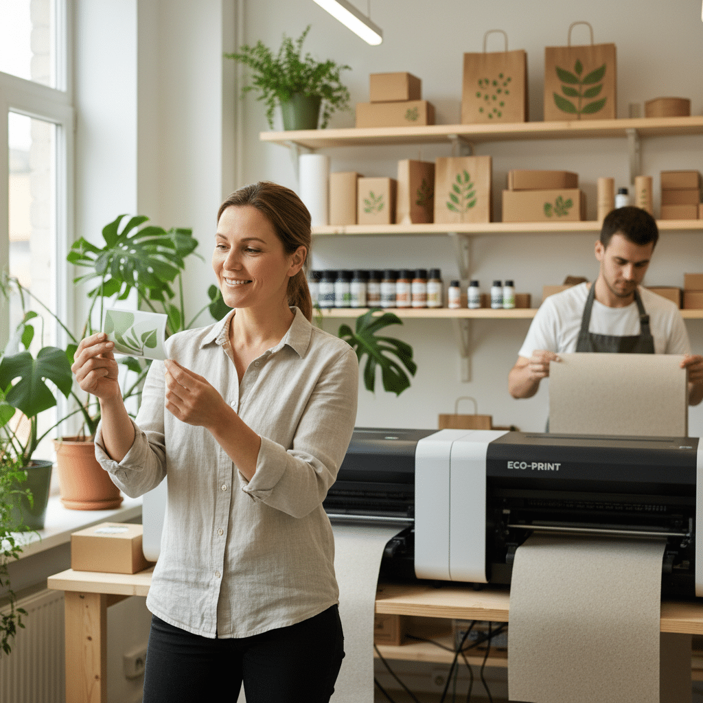 เทรนด์ 2026: พิมพ์ฉลากรักษ์โลก จุดเปลี่ยนสร้างแบรนด์ SME - eco-label-printing-sme-trend