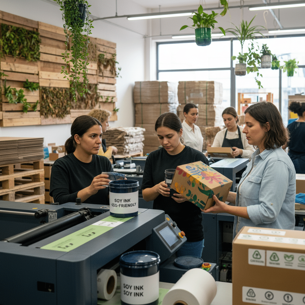 เทรนด์รักษ์โลก 2026: พิมพ์หมึก Soy Ink ทางเลือกใหม่ SME - eco-printing-soy-ink-sme-2026