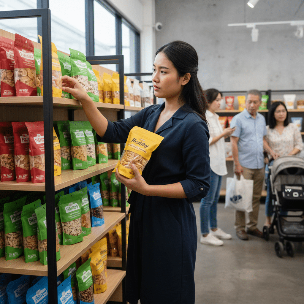 จิตวิทยาสีบนฉลาก: เลือกสีแพคเกจจิ้งยังไงให้ของน่าซื้อ - food-label-color-psychology