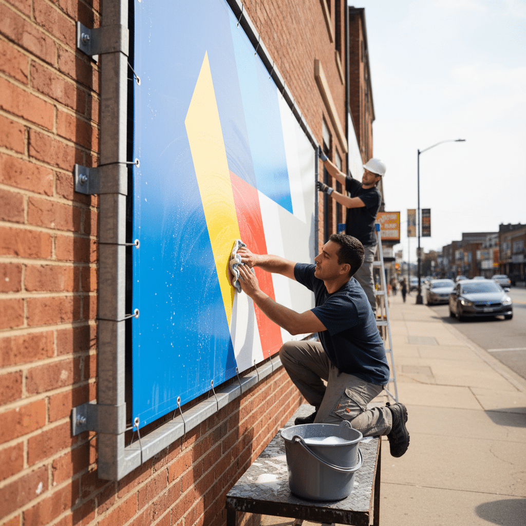 ดูแลป้ายไวนิลอย่างไร? ให้สีสดสวย ทนแดดทนฝนนานปี - maintain-vinyl-signage-color-longevity