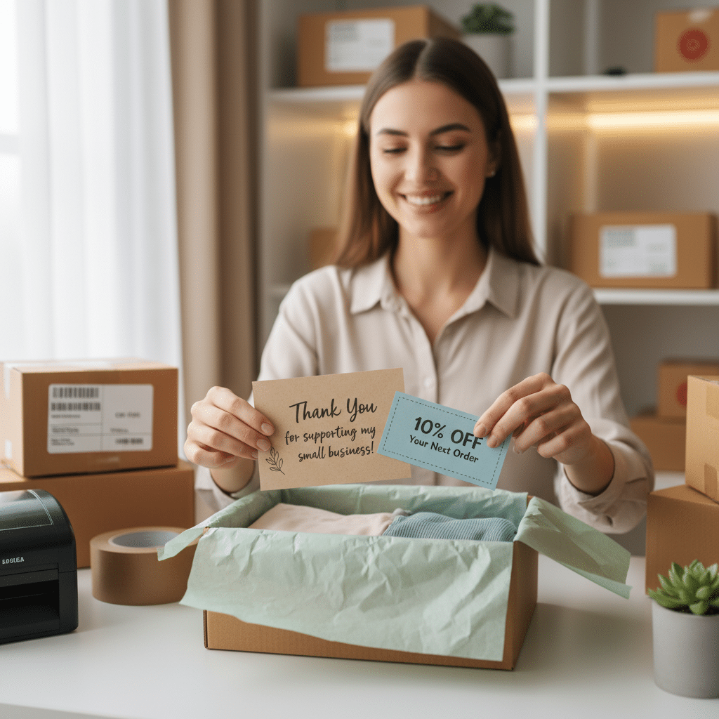 เพิ่มยอดซื้อซ้ำ! ด้วย Marketing Inserts ในกล่องพัสดุ - marketing-inserts-unboxing-experience