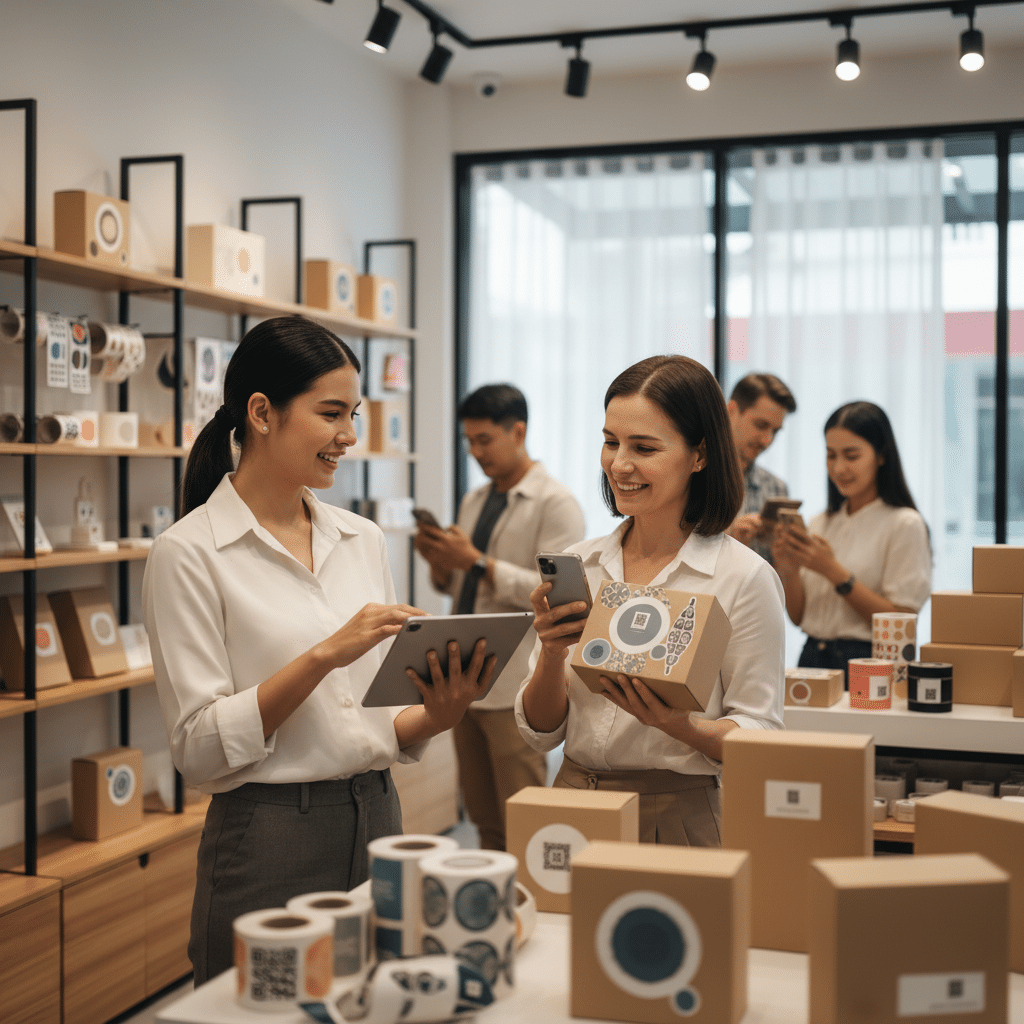 Phygital มาแรง! ส่องเทรนด์พิมพ์เชื่อมโลกออนไลน์ SME ปี 2569 - phygital-packaging-trends-sme-2026