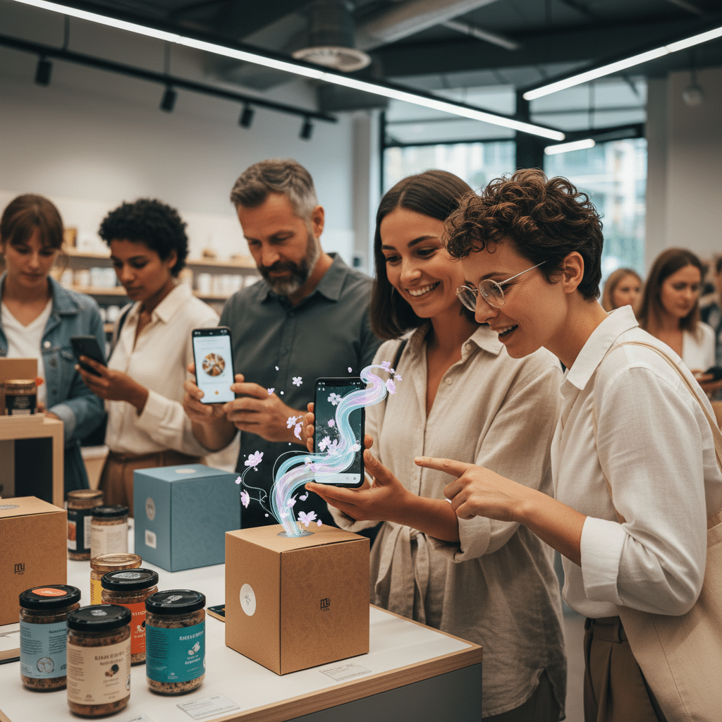 Beyond QR! เทรนด์แพ็กเกจจิ้ง Phygital ที่ SME ต้องรู้ - phygital-packaging-trends-sme