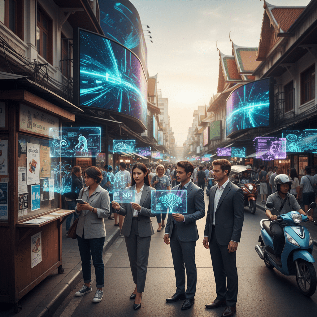 เทรนด์ Phygital 2026: เมื่อป้ายโฆษณาไม่ได้มีไว้แค่มอง - phygital-trend-2026-interactive-print