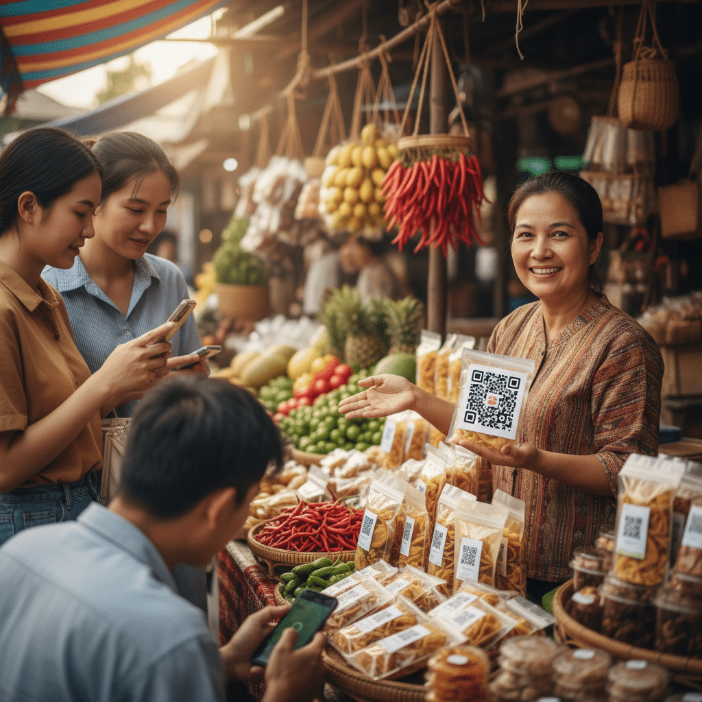 QR Code บนฉลากสินค้า: ไม่ใช่แค่สแกนจ่ายเงิน - qr-code-label-marketing-2026