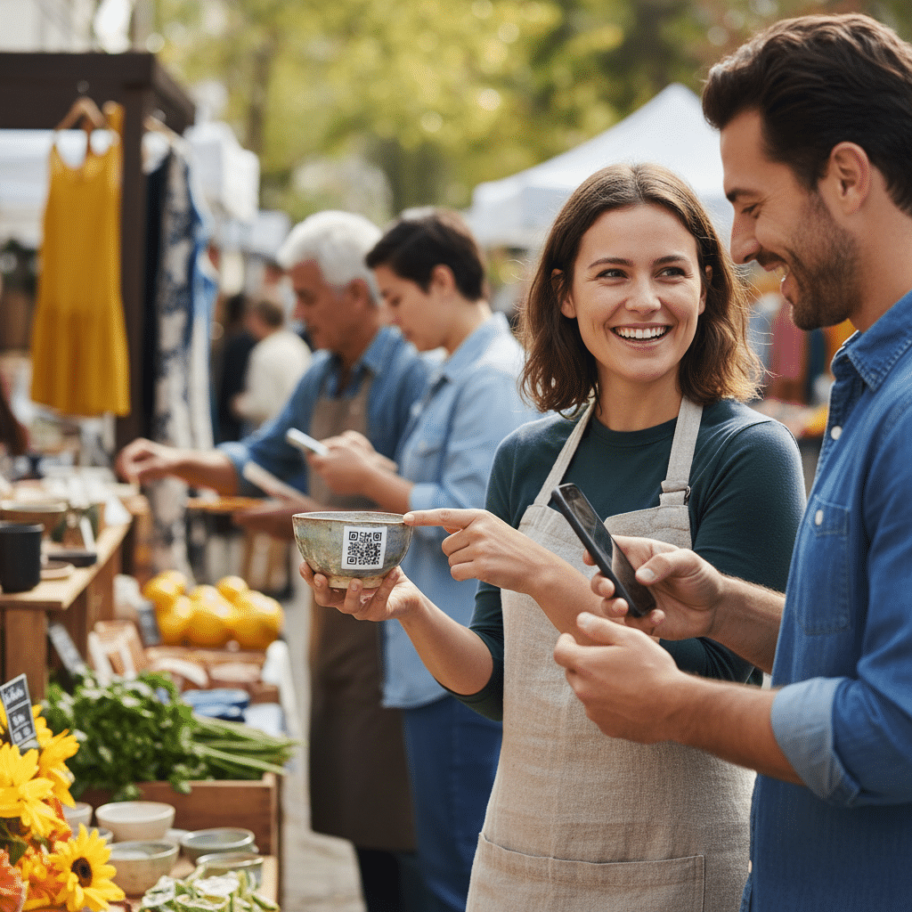 สแกนแล้วซื้อ! เทคนิคใช้ QR Code บนฉลากสินค้า SME - qr-code-marketing-sme-labels