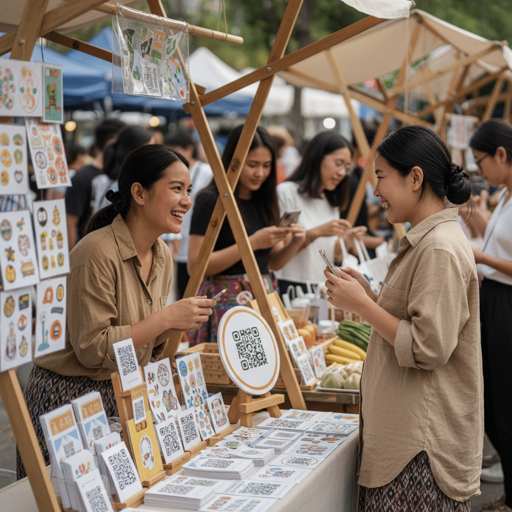 สแกนแล้วรวย! ใช้ QR Code บนสื่อสิ่งพิมพ์ให้ปังปี 2026 - qr-code-print-marketing-2026