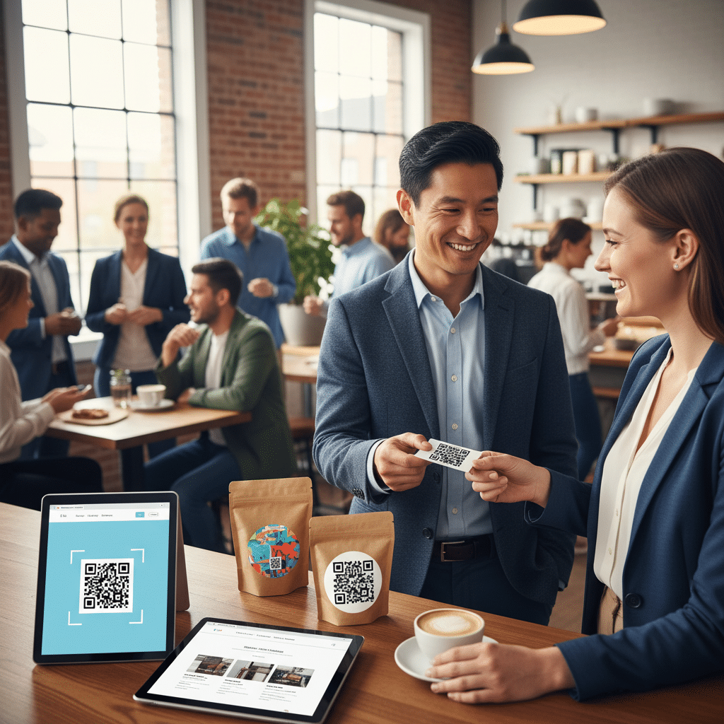 เปลี่ยนสื่อสิ่งพิมพ์ให้เป็นเซลส์แมน 24 ชม. ด้วย QR Code - qr-code-print-marketing-sme