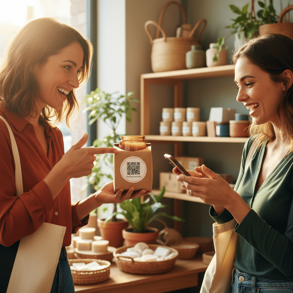 สแกนแล้วปัง! 5 เทคนิคใช้ QR Code บนสติ๊กเกอร์-ฉลากสินค้า - qr-code-sticker-marketing-tips