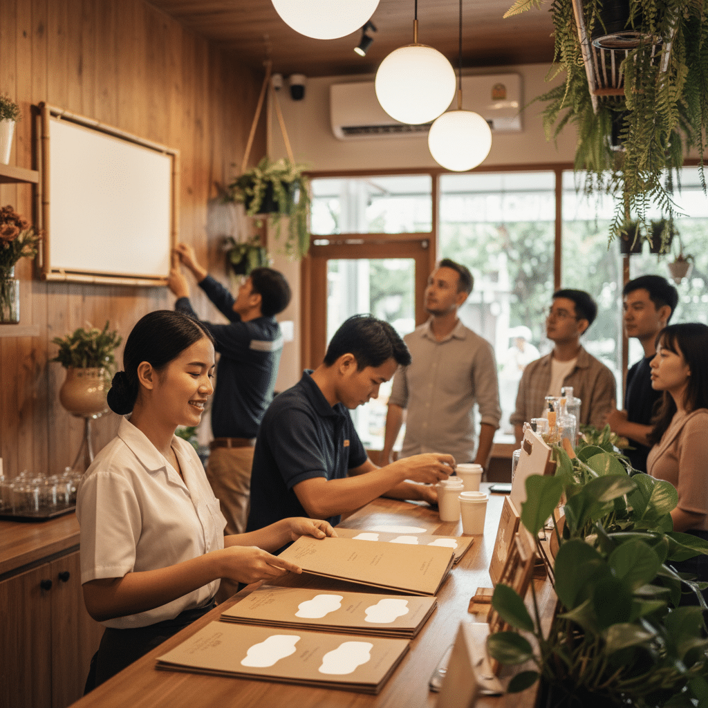 Checklist! เปิดร้านอาหารต้องพิมพ์อะไรบ้าง? ครบจบในที่เดียว - restaurant-printing-checklist-sme