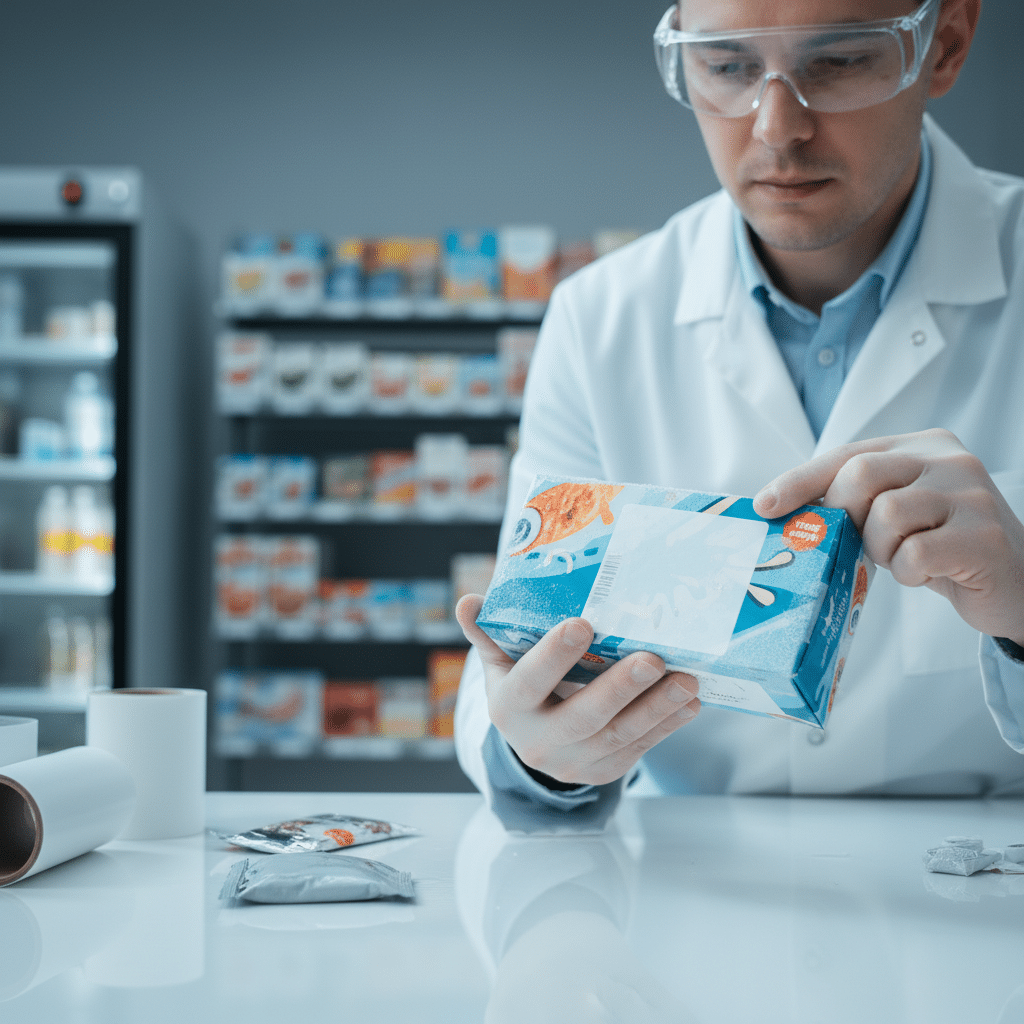 สติ๊กเกอร์ติดสินค้าแช่แข็ง: เลือกวัสดุยังไงไม่ให้หลุด - sticker-material-frozen-products