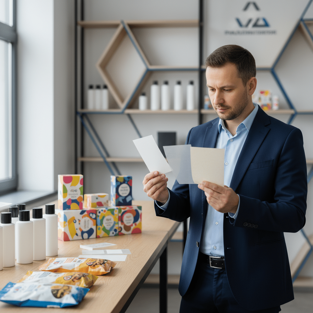 สติ๊กเกอร์ PP, PVC, กระดาษ? เลือกวัสดุให้เหมาะกับสินค้า - sticker-material-guide-sme