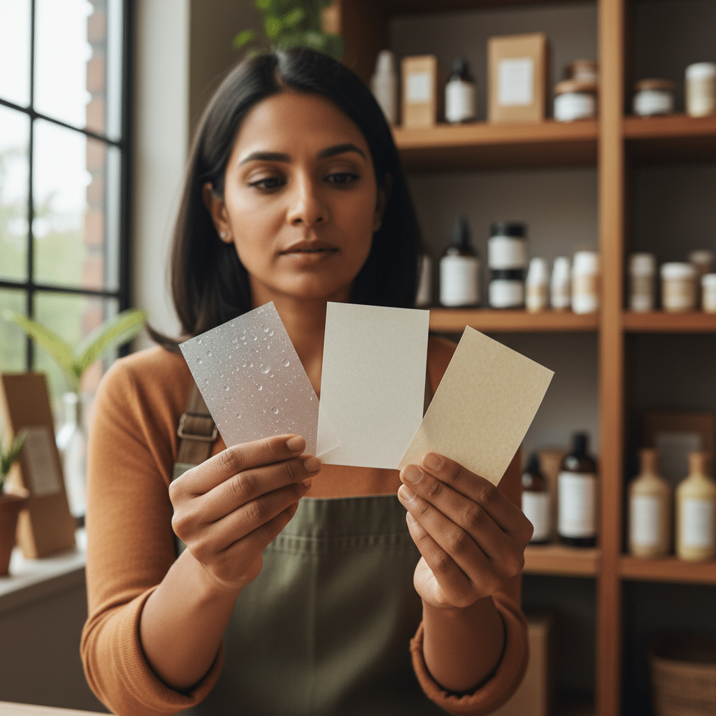 สติ๊กเกอร์ PP, PVC, กระดาษ: เลือกแบบไหนให้เหมาะกับแบรนด์ - sticker-material-guide-sme