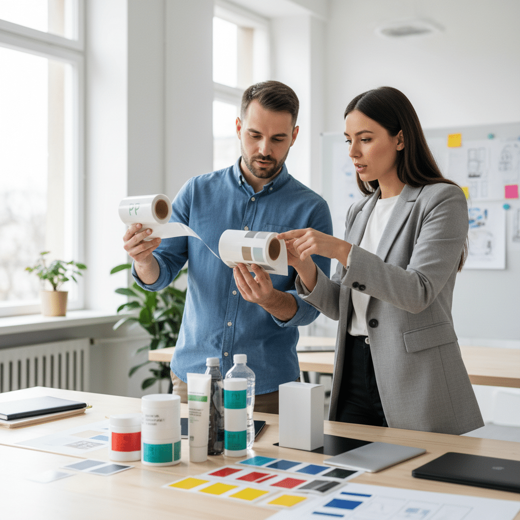 สติ๊กเกอร์ PP vs PVC? เลือกวัสดุฉลากให้เหมาะกับแบรนด์ - sticker-material-pp-vs-pvc-guide