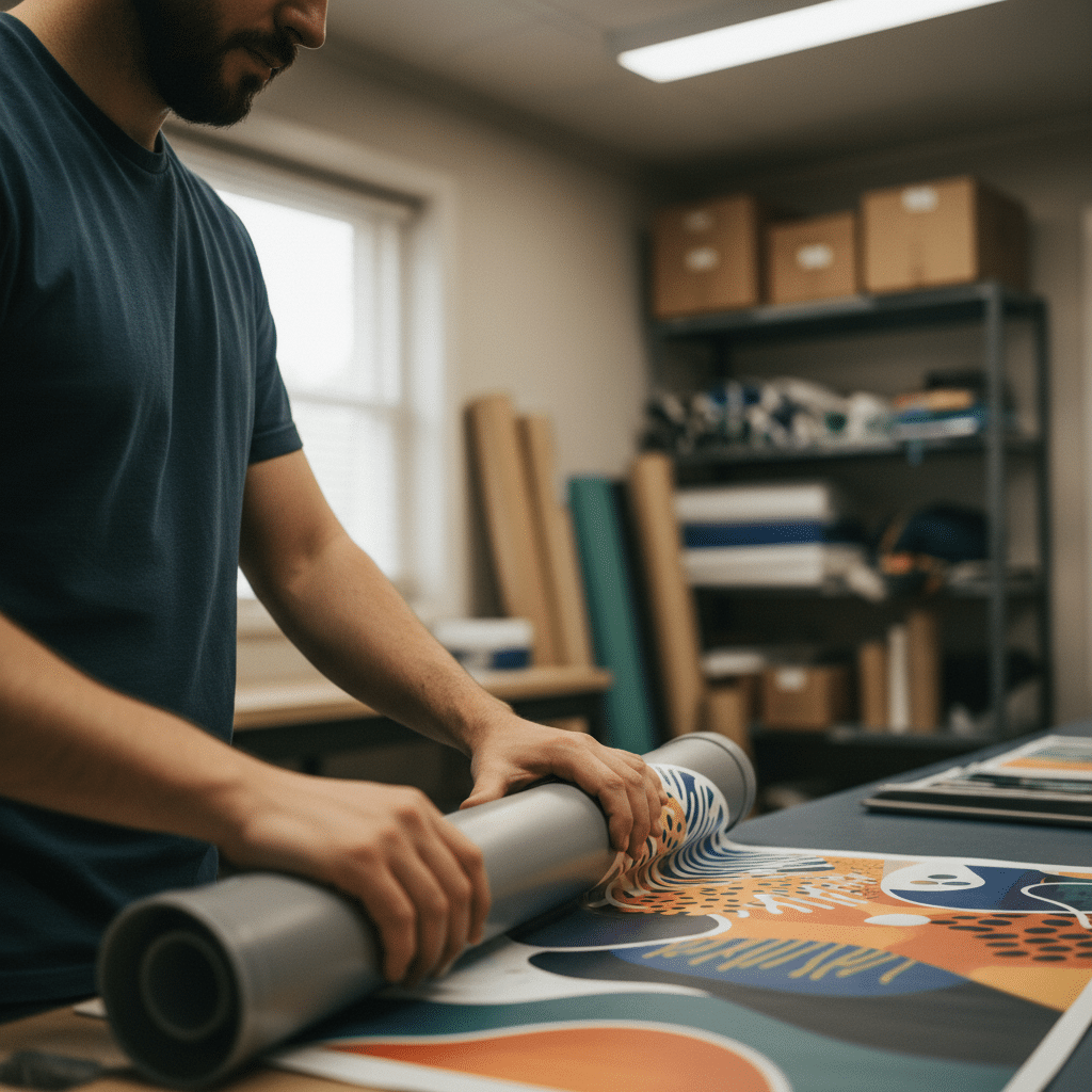 เก็บป้ายไวนิล-สติ๊กเกอร์ยังไง? ยืดอายุใช้ข้ามปี - store-vinyl-signs-stickers-guide