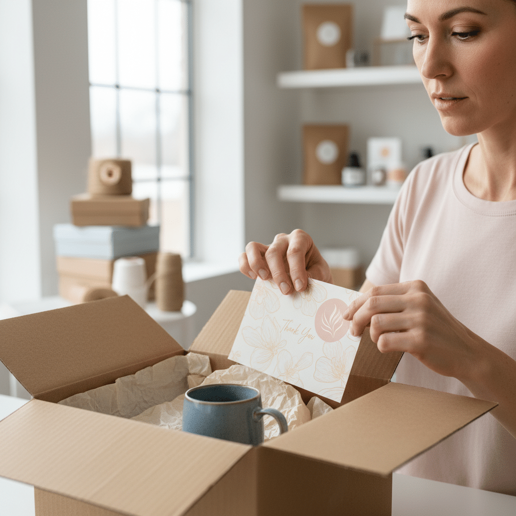 5 ไอเทมสิ่งพิมพ์ อัปเกรด Unboxing Experience ให้แบรนด์ SME - unboxing-experience-print-sme