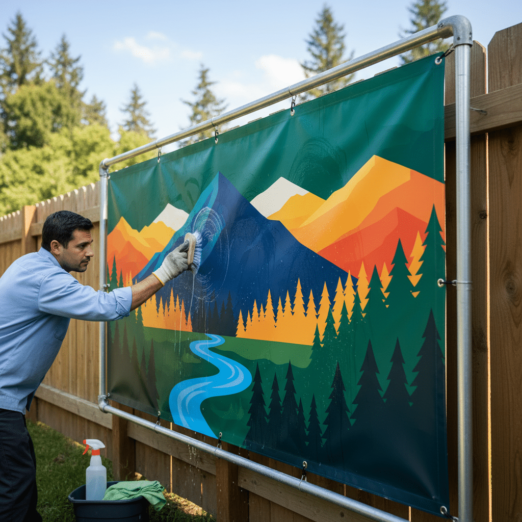 ยืดอายุ ‘ป้ายไวนิล’ เคล็ดลับดูแลให้สีสด ทนแดด ทนฝน - vinyl-banner-maintenance-tips