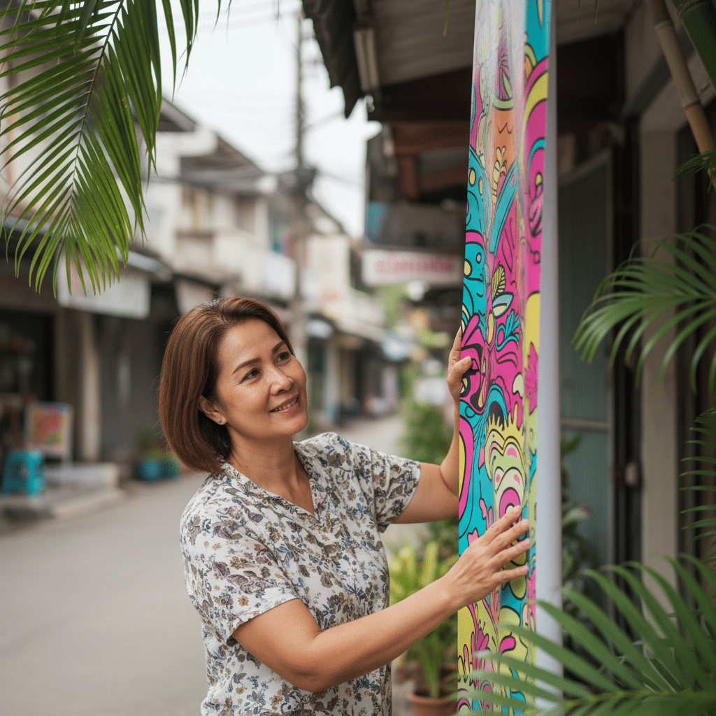 ยืดอายุ 'ป้ายไวนิล' 5 เคล็ดลับดูแลให้สีสด ทนแดดทนฝน - vinyl-banner-maintenance-tips