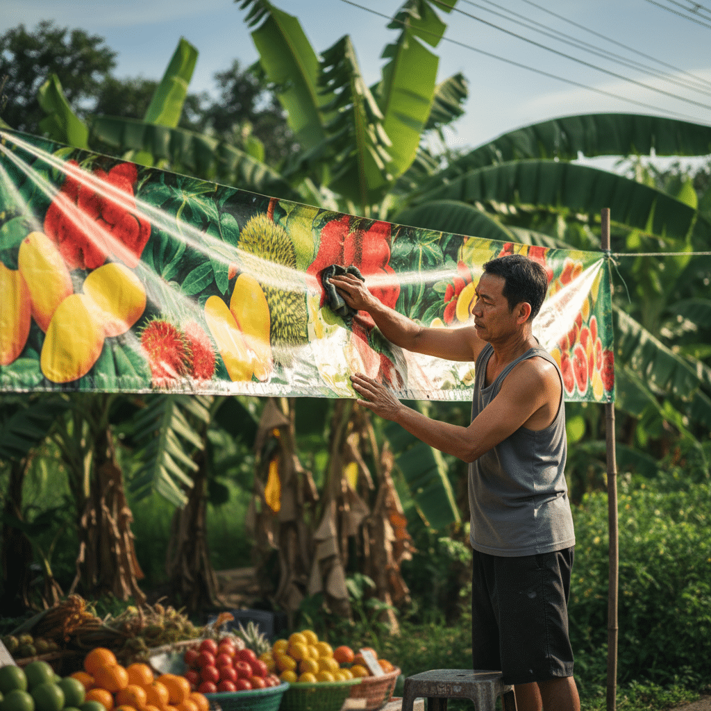 ยืดอายุ ‘ป้ายไวนิล’ เทคนิคง่ายๆ สู้แดดสู้ฝนเมืองไทย - vinyl-banner-maintenance-tips-thailand