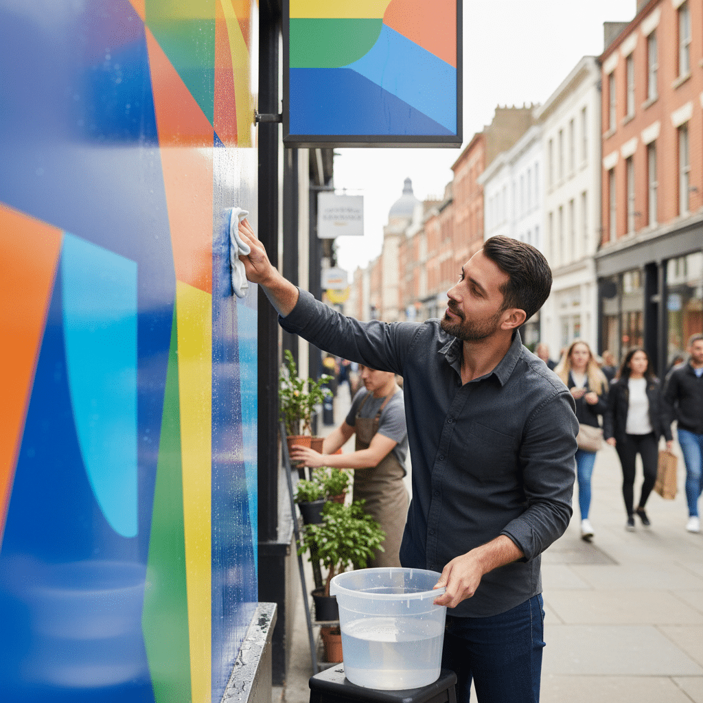 ยืดอายุ ‘ป้ายไวนิล’ 3 วิธีดูแลให้สีสด ทนแดดทนฝน - vinyl-sign-care-tips