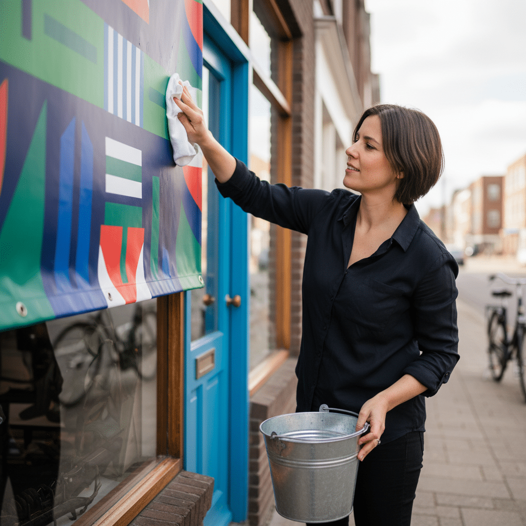 ยืดอายุ 'ป้ายไวนิล' ด้วย 5 วิธีดูแลฉบับจับมือทำ - vinyl-sign-care-tips-thailand