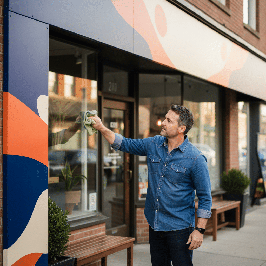 ยืดอายุ 'ป้ายไวนิล' 5 วิธีดูแลให้สีสด ทนนาน ไม่ซีดจาง - vinyl-sign-care-tips-thailand