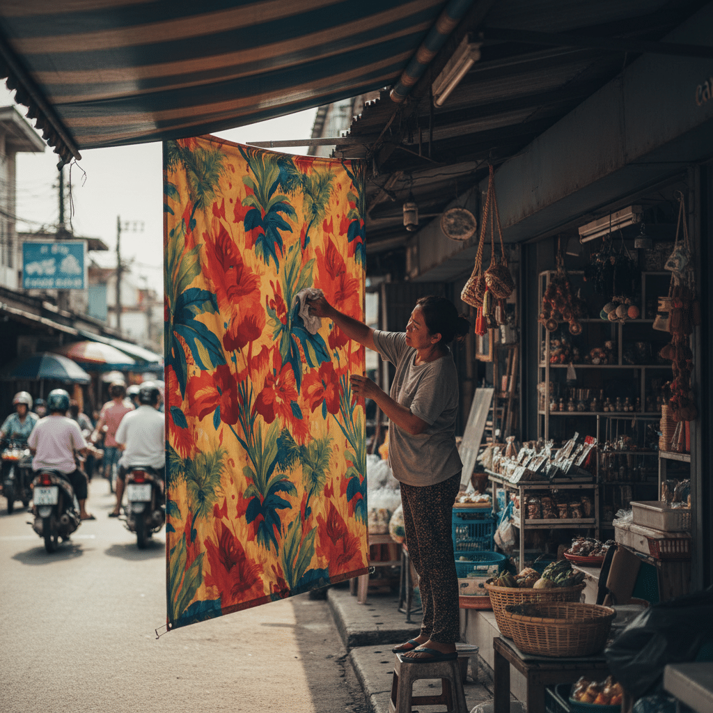 ยืดอายุ 'ป้ายไวนิล': 5 วิธีดูแลให้สีสด ทนแดดทนฝน - vinyl-sign-care-tips-thailand