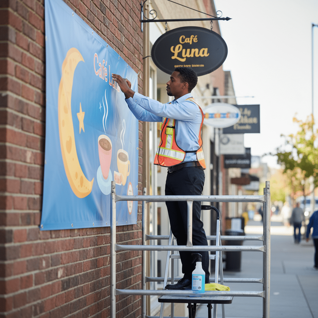 ยืดอายุไวนิล: 5 วิธีดูแลป้ายโฆษณาให้สีสด ไม่ซีดจาง - vinyl-sign-maintenance-tips